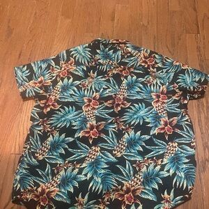 George Button Up 3xl 54-56 Floral Design Slim Fit